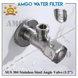 Angle Valve Water Tap (Round Handle)