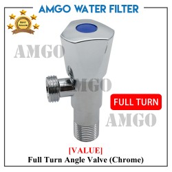 Angle Valve Water Tap (Triangle Handle Full Turn) [Value]