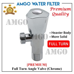 Angle Valve Water Tap (Triangle Handle Full Turn) [Premium]