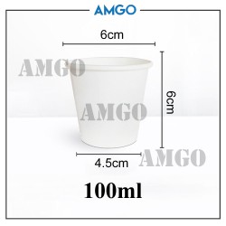 White Cup 100ml (100pcs)