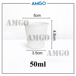 White Cup 50ml (50pcs)
