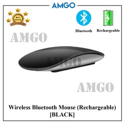 Wireless Bluetooth Mouse (Rechargeable) [BLACK]