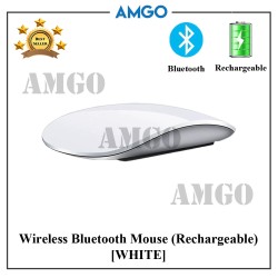 Wireless Bluetooth Mouse (Rechargeable) [WHITE]