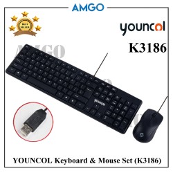 YOUNCOL  Wired Keyboard And Mouse Set K3186